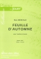 PARTITION FEUILLE DAUTOMNE (HAUTBOIS)