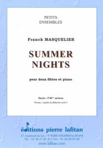 PARTITION SUMMER NIGHTS (2 FLTES/PIANO)