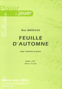 PARTITION FEUILLE DAUTOMNE (HAUTBOIS)