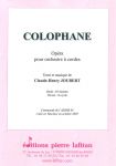 Colophane : un opra de Claude-Henry Joubert