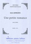 Nouveau : Une petite romance, pour piano, d’Alain Querleux