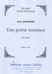 Nouveau : Une petite romance, pour piano, dAlain Querleux